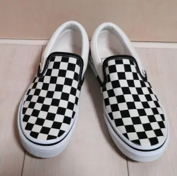 VANS 반스 체커 슬립온-V98CLA 24.5cm