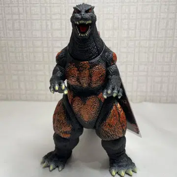 버닝 고질라 피규어 블랙과 오렌지 약 15.5cm