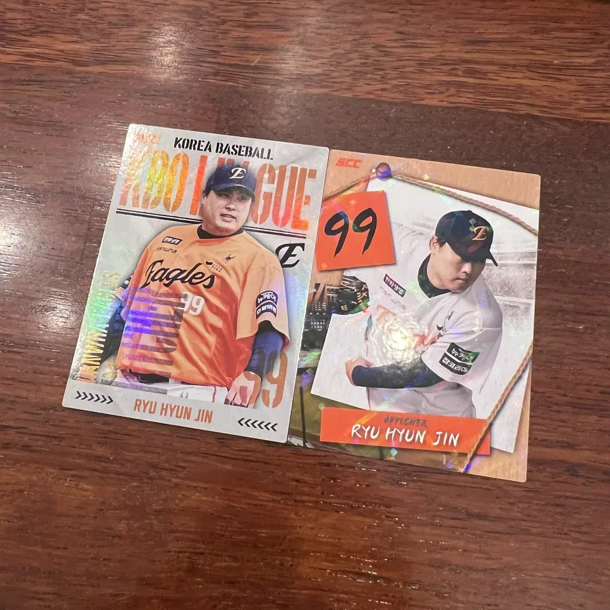 (일괄) 한화 류현진 홀로 카드 KBO
