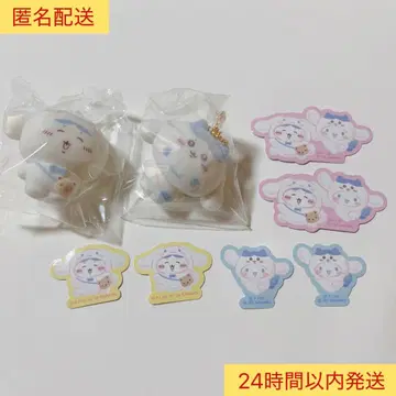 치이카와 (먼작귀) 산리오 플로키 마스코트 참 스티커 하치와레 시나몬