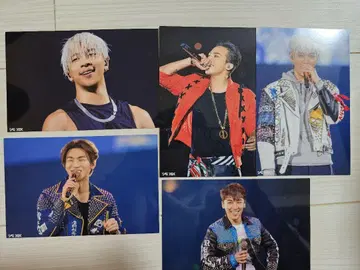 BIGBANG 사인 포함 엽서 5장 세트