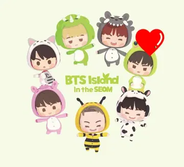 BTS 럭키 드로우 개구리 코스튬