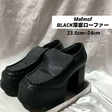 Mafmof(마프모프) BLACK 통굽 신발