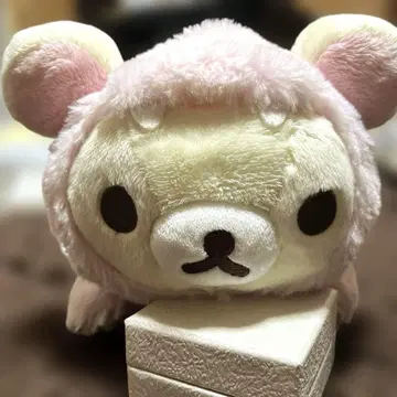 코리락쿠마 - 공룡 엎드린 봉제 인형