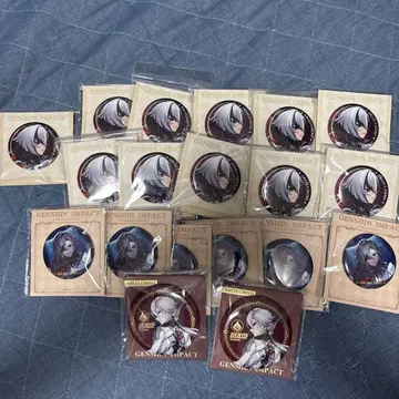 원신 하인 알레키노 캔뱃지 19개