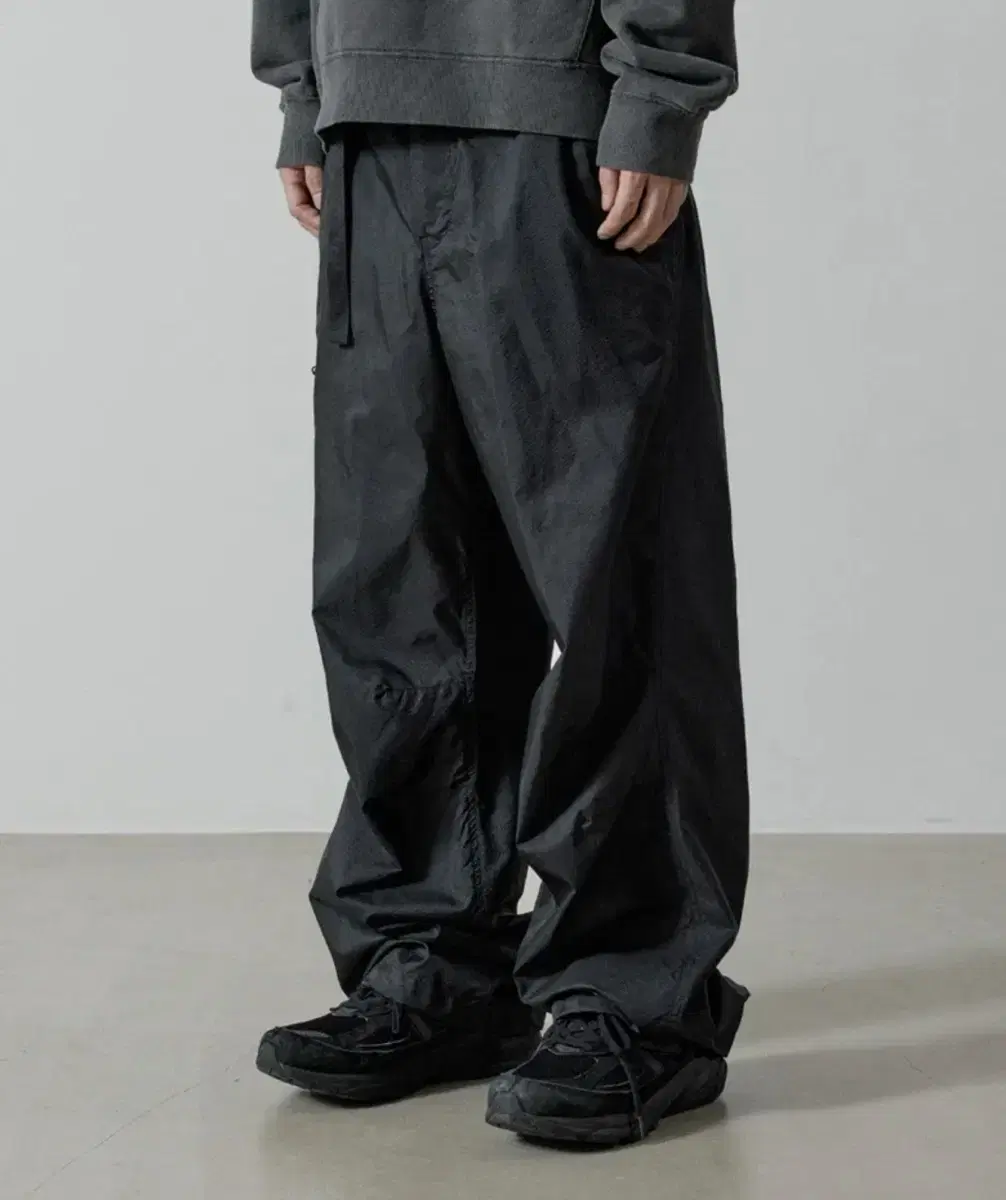 애습 170g Tech pants Black 나일론 바지 L 32