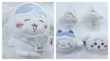산리오 치이카와 (먼작귀) 플로키 마스코트 참 헤어 클립 봉제 인형