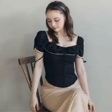 andmary 로제타 코르셋 블라우스