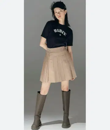 Bibiy BELLA MINI SKIRT 플리츠 미니 스커트 bibiy
