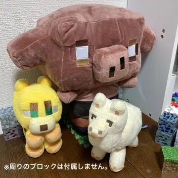 마인크래프트 봉제 인형 피그린 야생 고양이 알파카 Minecraft