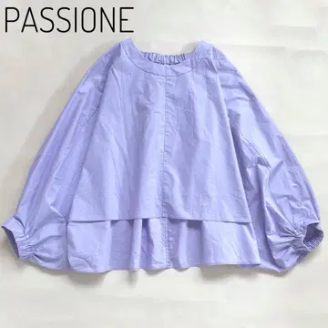 PASSIONE 파시오네 돌먼 슬리브 블라우스 루즈핏 M 개더