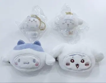 산리오 치이카와 (먼작귀) 플로키 마스코트 참 헤어 클립 시나몬