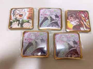 귀멸의 칼날 ufotable 극장 다이닝 캔뱃지 폴라로이드 브로마이드