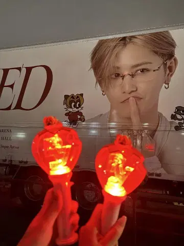 야마다 료스케와 같은 공기를 마신 2개의 응원봉