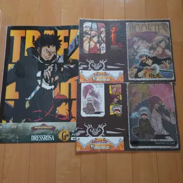 제일복권 ONE PIECE 로 포스터 클리어 파일 세트