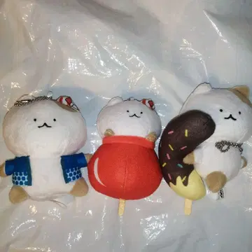 고양이 힘내세요 가방에 붙일 수 있는 봉제 인형 ~이후의 축제 ver.~