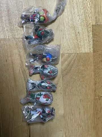 가면라이더 7종 세트 키링