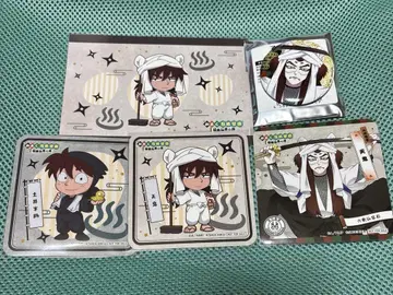 텐키 도이 한스케 닌자 타마 란타로 극락탕 R 코스터 엽서 캔뱃지