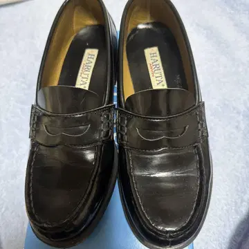 하루타 로퍼 4505 블랙 23.5 3E