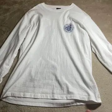 HUF 화이트 긴팔 티셔츠 S
