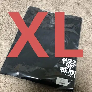 PIZZA OF DEATH 블랙 티셔츠