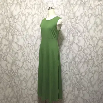 DEMYLLE Ron heaman 콜라보 슬리브리스 맥시 원피스