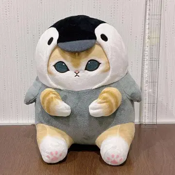 모프 샌드 mofusand 바다 생물 냥 BIG 봉제 인형 펭귄냥