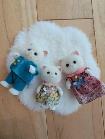 실바니안 패밀리 구 페르시아 고양이 3종 세트