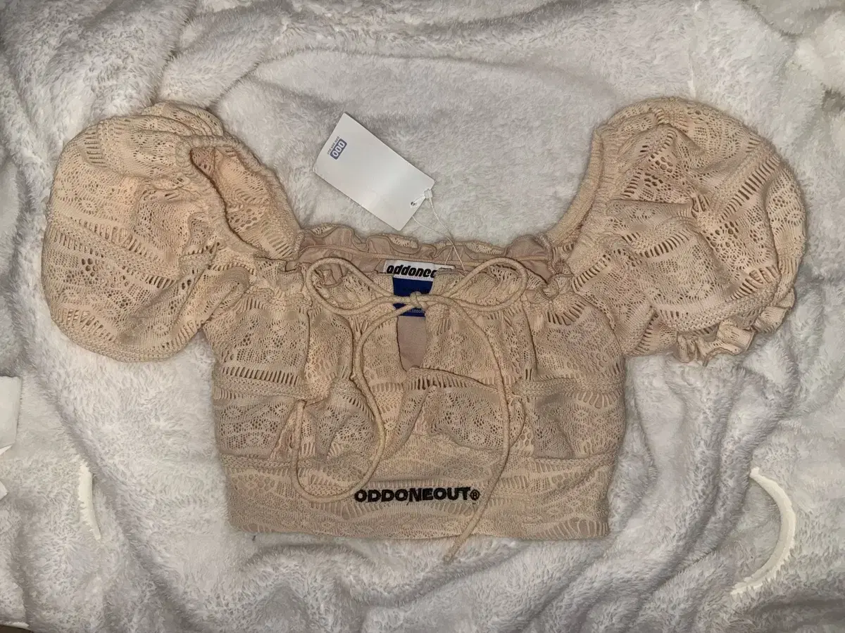 Oddoneout Balloon Race Top Off-Shoulder Pale Jade Baby Metal Club Angel Number 555