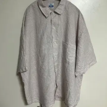 린넨 오버 셔츠