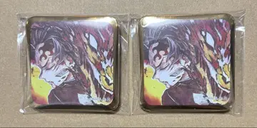 귀멸의 칼날 ufotable 극장 다이닝 카마도 탄지로 캔뱃지 2개 세트
