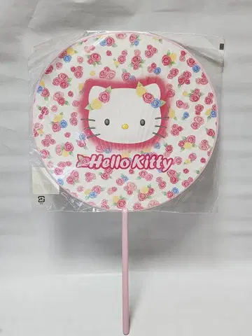 당시의 상품 HELLO KITTY 장미 부채
