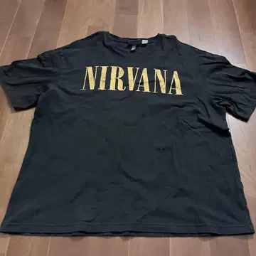 NIRVANA 티셔츠 H&M 루즈핏 XL