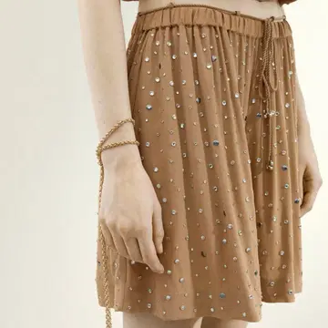 H&M STUDIO 큐빅 장식 숏 팬츠 M 새상품