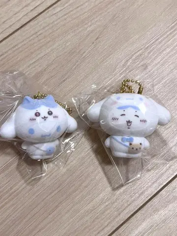 산리오 치이카와 (먼작귀) 플로키 마스코트 하치와레 시나몬 롤 2개 세트
