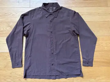 야마토미치/ Bamboo Shirt /대나무 셔츠/ 브라운/ 사이즈 M