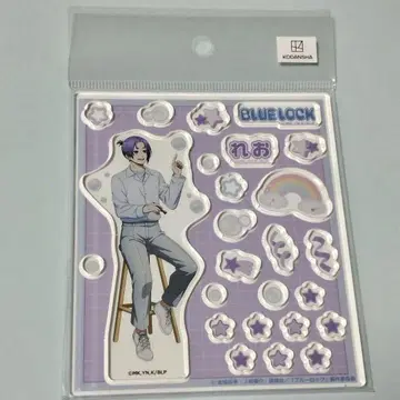 블루 록 아크릴 플레이크 부품 레이오