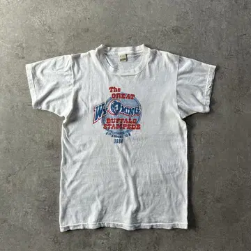 80s 스크린 스타즈 이벤트 티셔츠 USA제 화이트 L