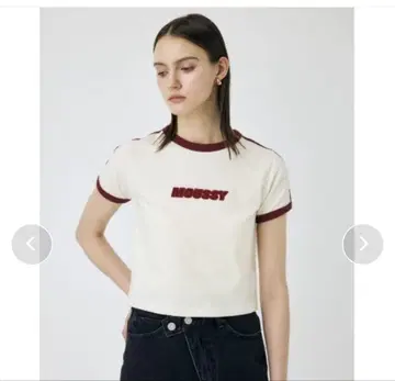 moussy 레트로 스포티 티셔츠