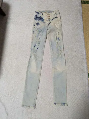 레어 컬럼비아 청바지 데미지
