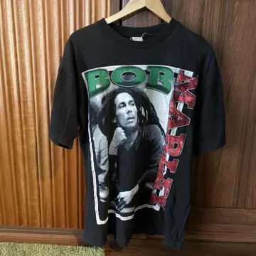 빈티지 밥 말리 bobmarley 티셔츠 XL 블랙 00s