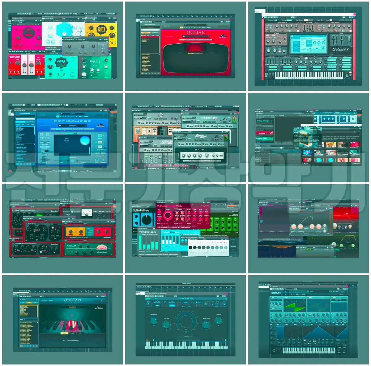 [Wonjo] Virtual Instrument VST Ableton qBase key Scape Trillian Omnisphere Melodyne Nexus
