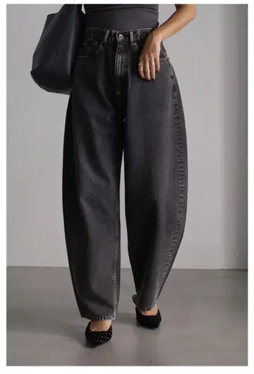 Curve Black Denim Pants S size 미사용 새상품