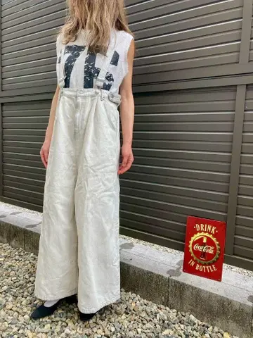 Plage 와플 슬리브리스 티셔츠