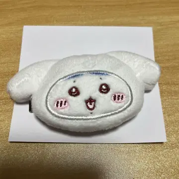 치이카와 산리오 시크릿 헤어 클립 하치와레 시나모롤 시나몬