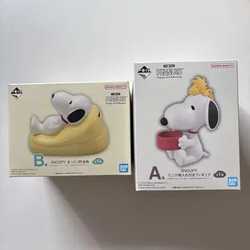스누피 제일복권 A상 B상 2개 세트