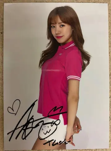 Apink 친필 사인 포함 엽서
