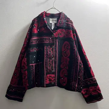 'USA 90s 80s chico's 빈티지 미국 자켓 패턴