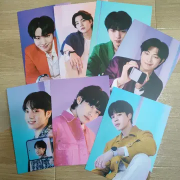 BTS Gallery 특대형 포토 카드 7장 세트 혜택