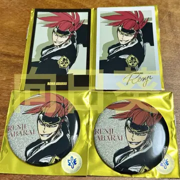 BLEACH WORLD 캔뱃지 & 인스턴트 사진풍 시트 아사노이 렌지
